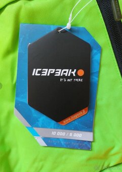 Nová rostoucí zimní lyžařská bunda Icepeak, 146/152, neon - 3