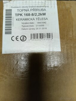 Topná příruba Dražice TPK 168-8/2.2kw - 3