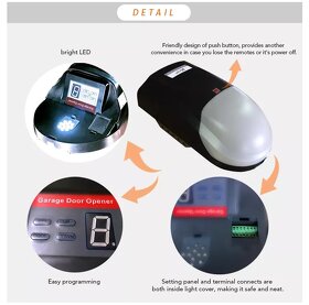 Pohon garážových vrat 800N - SET - 3