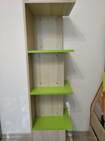 Dětský nábytek - knihovna Lorento zelená - 3