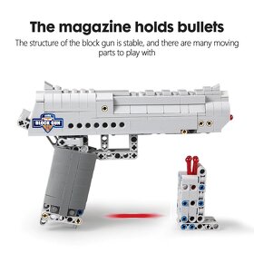 Stavebnice Pistole, kompatibilní s LEGO - 3