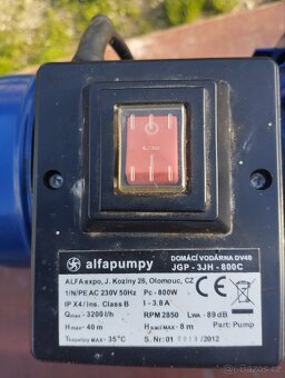 Domácí vodárna dv40 alfa pumpy - 3