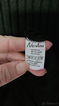 Černé svetrové šaty Nostres 42 / L - 3