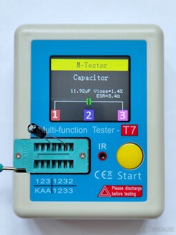 Univerzální tester součástek LCR-T7 Nové zboží. Zásilkovna - 3