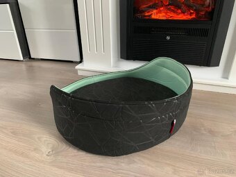 Kvalitní pelech s vyztuženými boky = 2v1 = NOVÝ = 50x45cm - 3