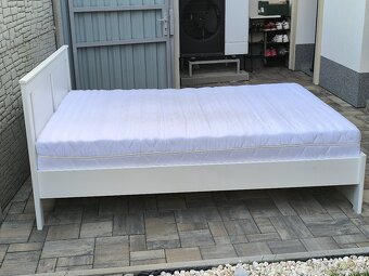 Prodám manželskou postel + Matrací 140cm x 200cm - 3
