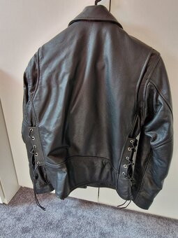 Dámská motorkářská bunda kožená - 3