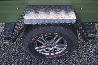 Kvalitní OFFROAD Přívěsný Vozík Valník 1t Zelený Böckmann - 3