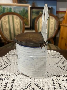 Stará smaltovaná solnička - 3