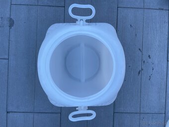 Plastový sud 56 L s víkem a těsněním - 3