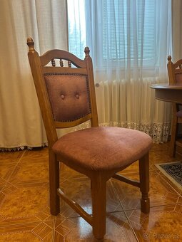 Jídelní set, stůl se 6ti židlemi - 3