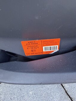 Autosedačka Britax Romer King II - 3