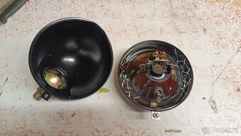 Hella - dvě světla, světlo sklo 130 mm průměr - 3