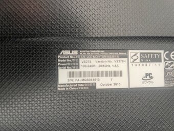 Monitor Asus FHD 27 1ms - 3