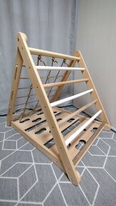 Žebřiny piklerové TROJÚHELNÍK+ skluzavka -50% - 3