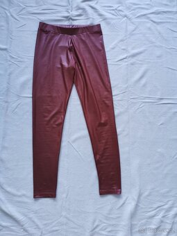 Pružné vínové legíny Pieces M - 3