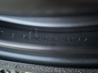 Plechový disk 5.5Jx14 ET36 včetně pneu Michelin 175/65/14 - 3