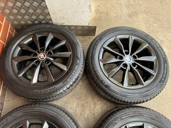 TOP Alu 16" 5x112 škoda MINORIS BLACK letní 99% O3 - 3
