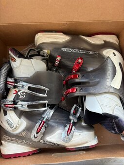 Prodám dětské lyže + lyžáky + hůlky vel. 35/36 - 3