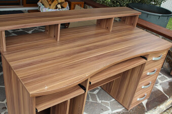 Psací stůl se 4 zásuvkami - 3