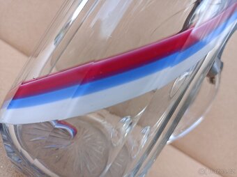 Krásný velmi starý krygl z 1 republiky se zalitou trikolorou - 3