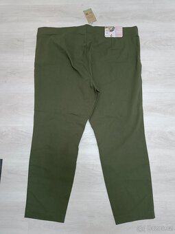Khaki strečové kalhoty Tchibo, vel. 54 - nové s visačkou - 3