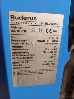 Buderus na lehký topný olej ..teplovodní - 3