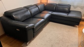 Kožená rohová sedačka - 3