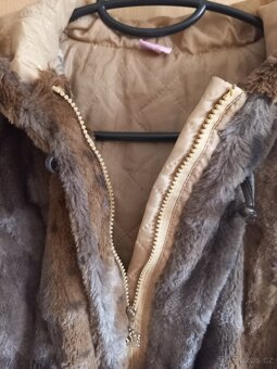 dívčí kožešinová bunda vel.: 158-164 ATIVO nová - 3