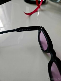 Sluneční brýle černo-ružové - 3