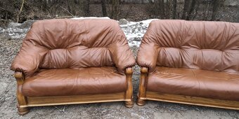 Kožená sedací souprava 3+2+1 - 3