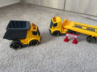 Silverlit sada pro stavbu - jeřáb, buldozer, dvě auta, ... - 3