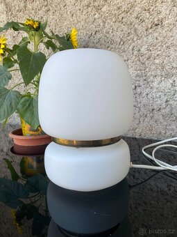 Retro skleněná lampička 70.léta - 3