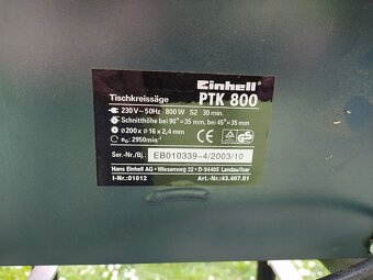 Pila Einhel 200mm - 3