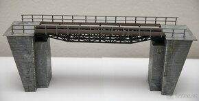 Příhradový most - modelová železnice H0 (1:87) - 3