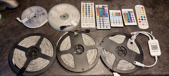 RGB LED 5ks + ovládání Bluetooth Do 50km dovoz zdarma - 3
