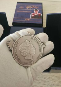 HEDWIG Harry Potter 5 oz (155g)strieborná minca 2023 - 3