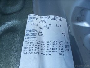 FABIA 1 MOTOR 1.9TDI 74KW KOD: AXR - 3