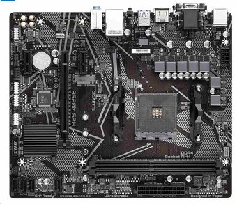 GIGABYTE MB Sc AM4 A520M S2H, AMD A520, 2xDDR4, 1xHDMI, 1xDV - 3