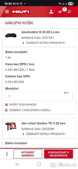 Hilti nuron Akumulátorové vrtací kladivo TE 4-22 - 3