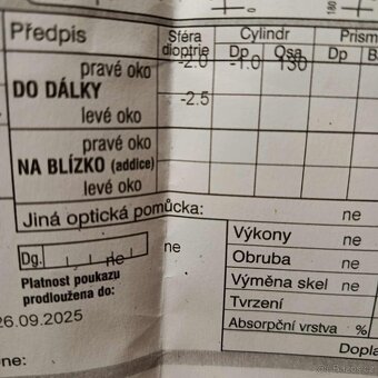 Dioptrické brýle - 3