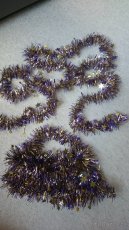 Vánoční řetězy, baňky, ubrusy,...retro - 3