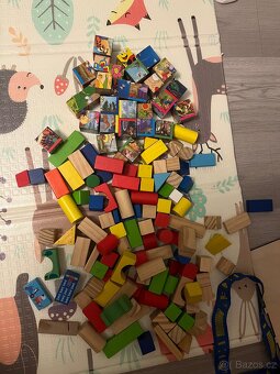 Mix dřevěné kostky - 3