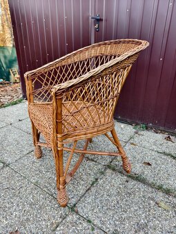 Ratanové /Proutěné křeslo - 3