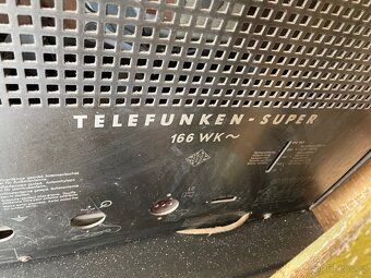 Staré rádio Telefunken Super - 3
