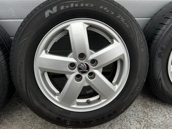 Alu letní sada orig. ŠKODA - 5/100 R15 - 195/65/15 - 3