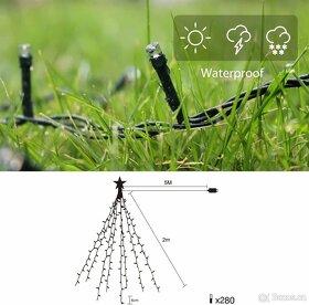 Salcar LED osvětlení vánočního stromku - 3