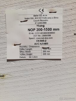 Ytong Překlad nosný - 3