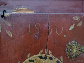 Malovaná skříň 1830 - ORIGINAL Původní stav - 3