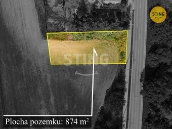 Prodej stavebního pozemku 874m2, 132759 - 3
